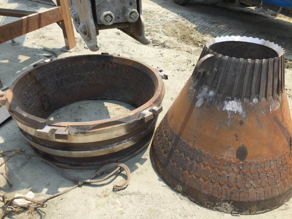 MMC castings High Mn Steel ceramic composite Cone Mantle