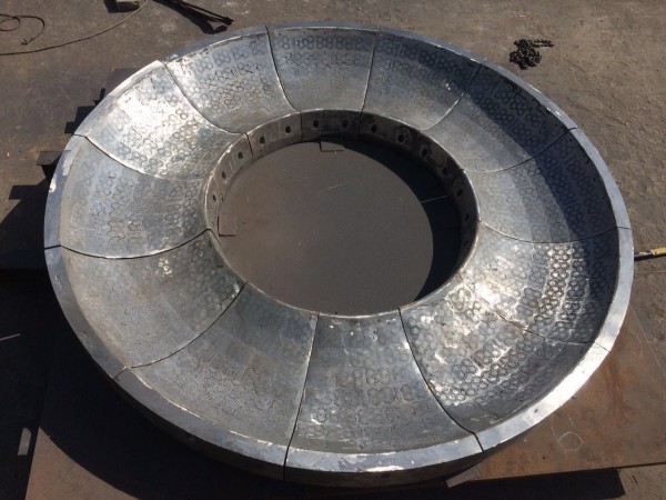 MMC liner - High Cr Ceramic composite liner of mill