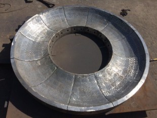 MMC liner - High Cr Ceramic composite liner of mill