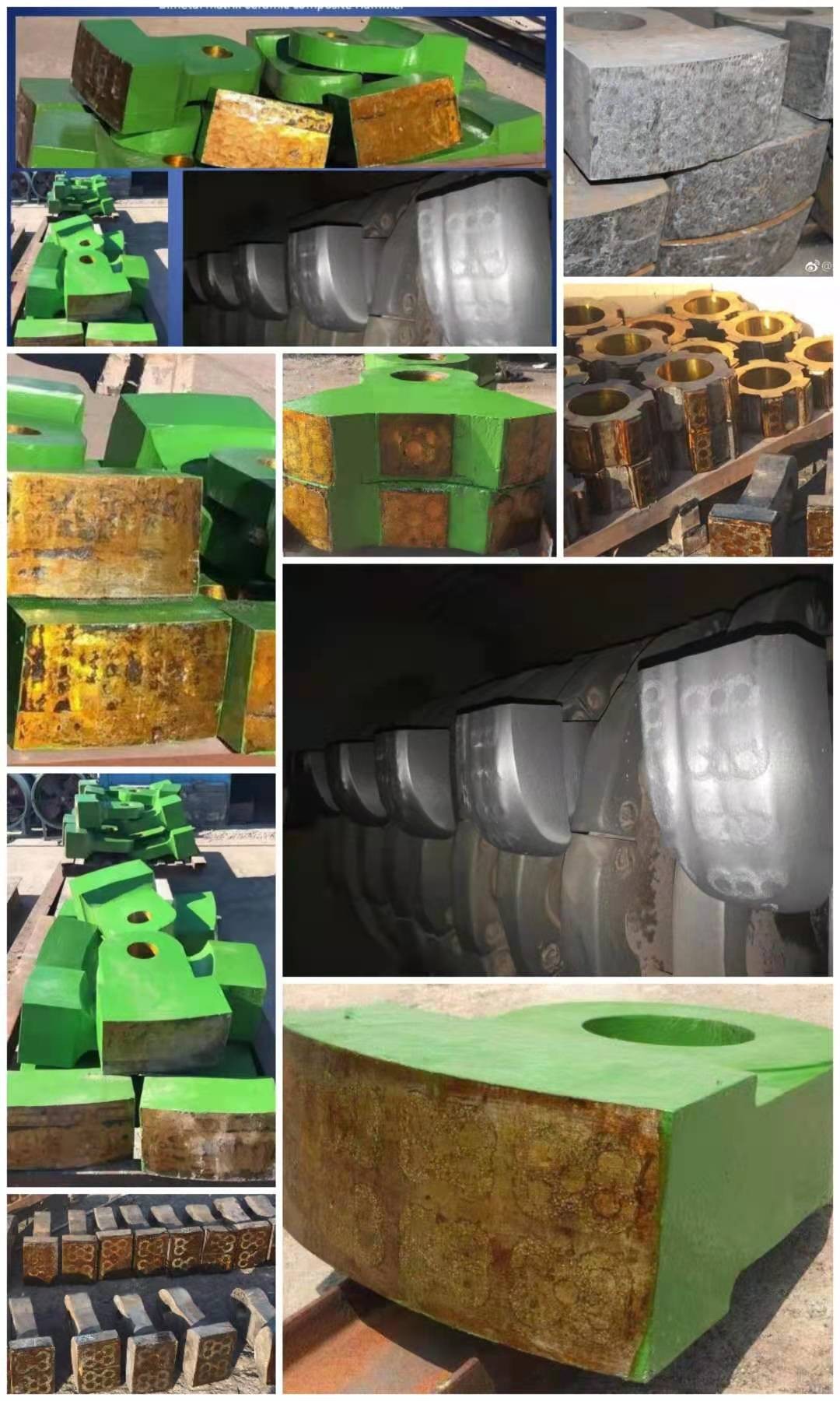 Ceramic insert hammer Ceramic insert hammer