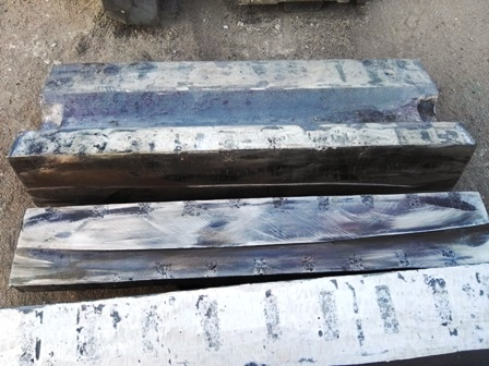 Metal ceramic composite toothed roller