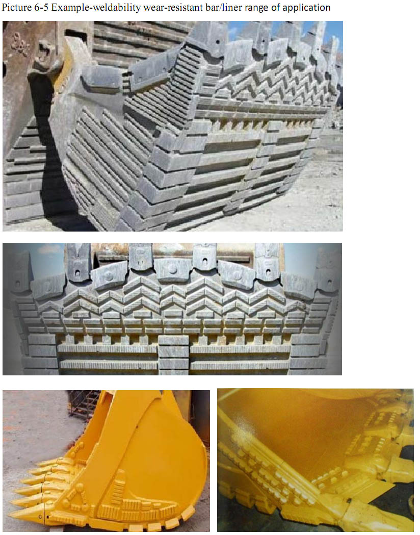 DJM ceramic composite spare parts (weldability wear-resistant bar/liner) of engineering