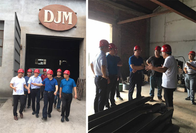 Government leaders of Zunhua City inspected our factory