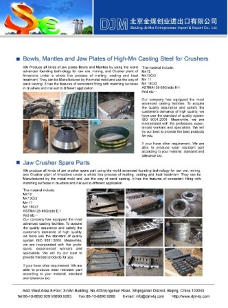 Crusher spare part